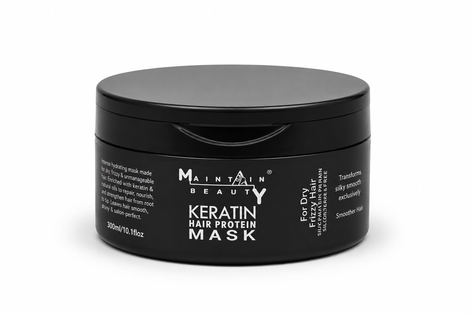 Keratin Hair Protein Mask — 300ml (Black)
